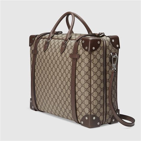 gucci 3810 vm89o|Gucci leather suitcase.